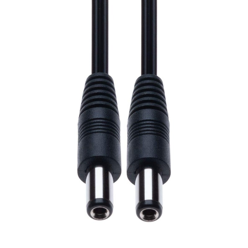 Keple DC Power Extension Cable with 2.5mm / 5.5mm Male to Male Jack 3m / 10ft Plug Connector CCTV Cord Adapter Compatible with CCTV Security Camera, IP Camera, DVR Standalone, LED Strip Monitors (Black) - Image 2